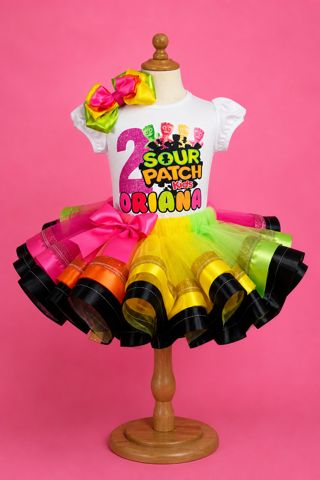 Sour Patch tutu set- Sour Patch outfit-Sour Patch dress