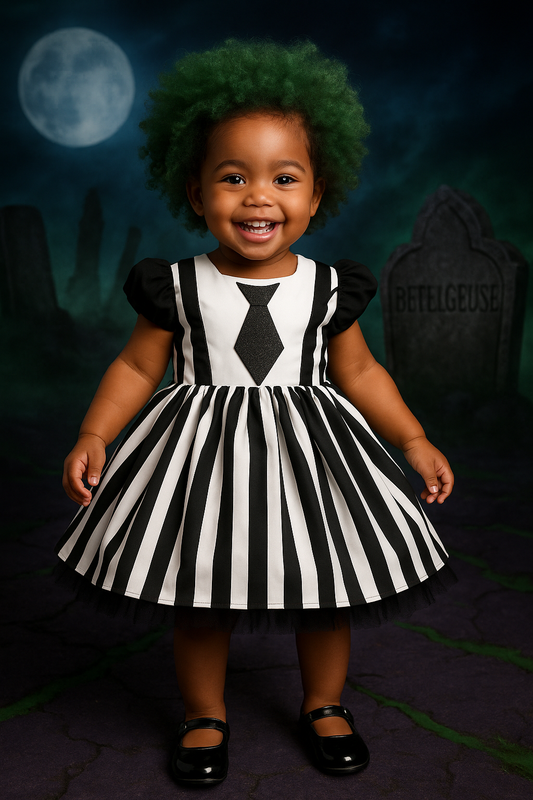 Beetlejuice Dress- Beetlejuice costume- Beetlejuice tutu dress
