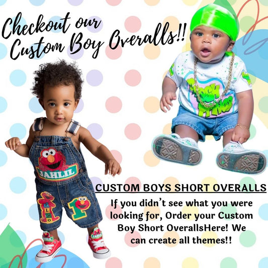 Boys Overalls-Custom Overalls