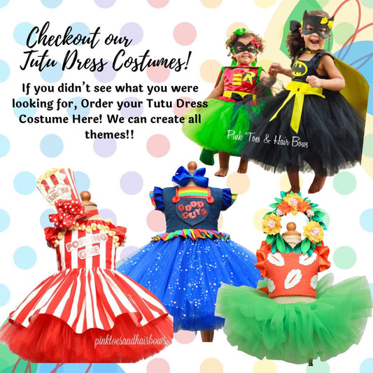 Tutu Dress Cosumes-Halloween tutu costumes-Limited availability- DO NOT PURCHASE WITHOUT APPROVAL