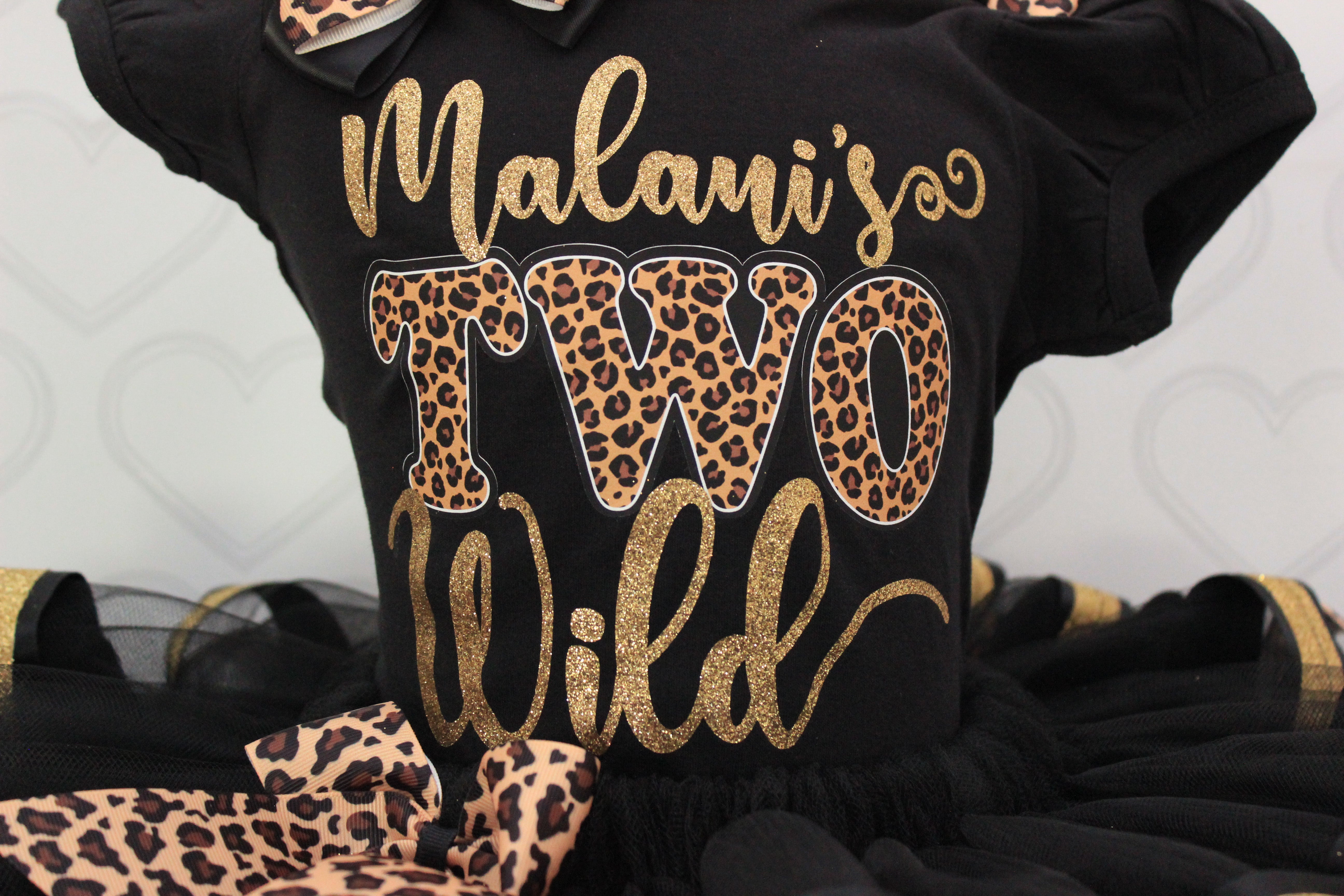 Wild One tutu set- Wild One outfit-Wild One dress-Wild One Birthday outfit-Two wild tutu set