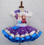 Load image into Gallery viewer, Frozen tutu set-Frozen outfit-Frozen dress-Elsa tutu set-frozen birthday
