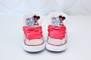 Gracie's corner shoes- Gracie's corner bling Converse-Girls Gracie's corner Shoes-Gracie's corner Converse