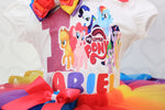 Load image into Gallery viewer, My little pony tutu set- My little pony outfit-My little pony birthday outfit-My little pony birthday

