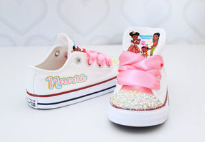 Gracie's corner shoes- Gracie's corner bling Converse-Girls Gracie's corner Shoes-Gracie's corner Converse