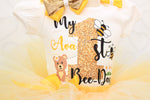 Load image into Gallery viewer, My First Bee-Day tutu- Bee Tutu Set- bee outfit-bee birthday

