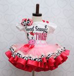 Load image into Gallery viewer, Cow tutu set-Cow outfit-Cow birthday outfit- cow birthday-Holy cow I&#39;m one outfit

