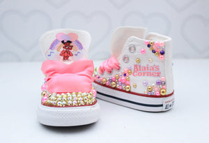 Gracie's corner shoes- Gracie's corner bling Converse-Girls Gracie's corner Shoes-Gracie's corner Converse