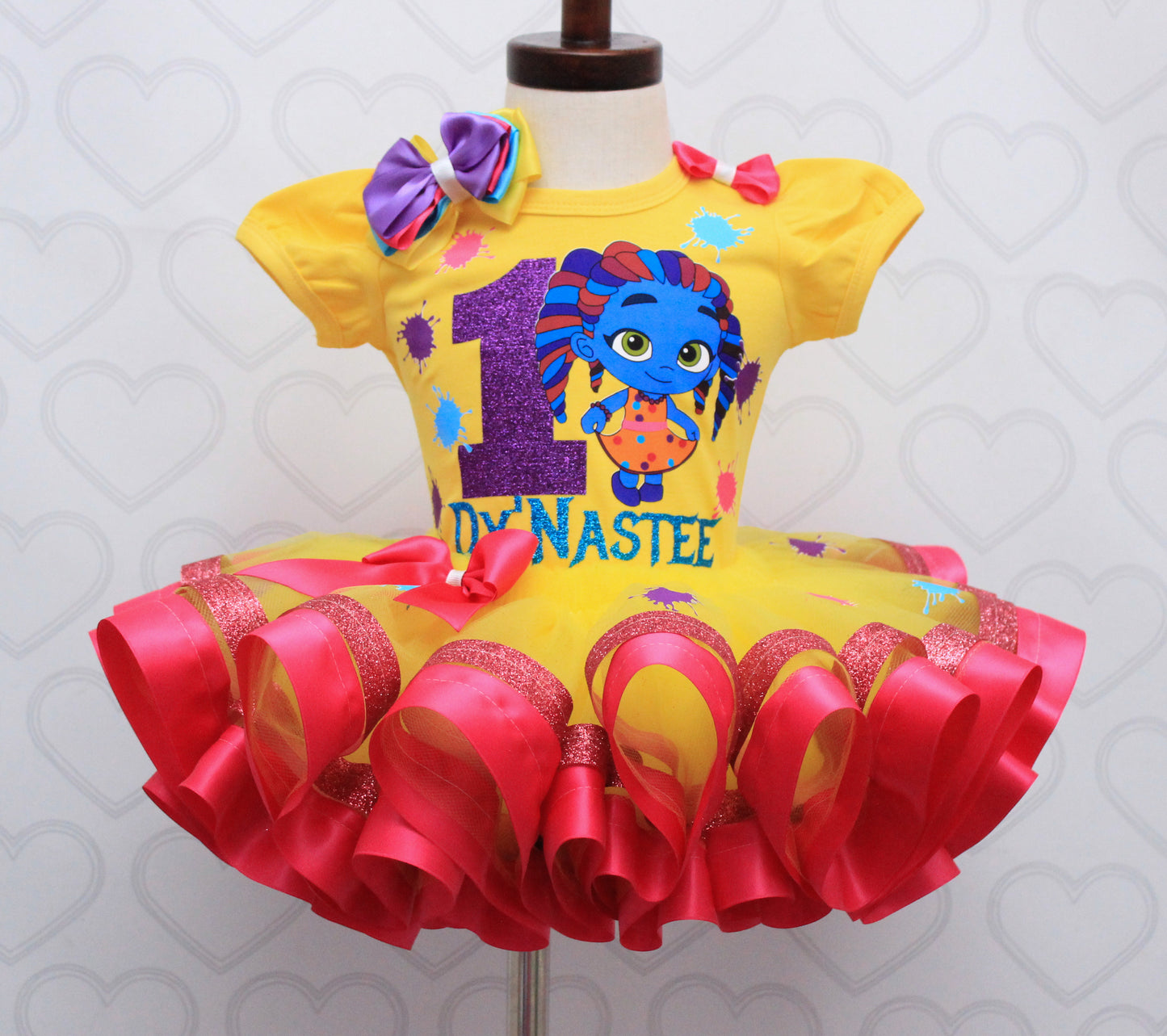 Super monsters tutu set-Super monsters outfit-Super monsters dress-Super monsters birthday-Super monsters zoe