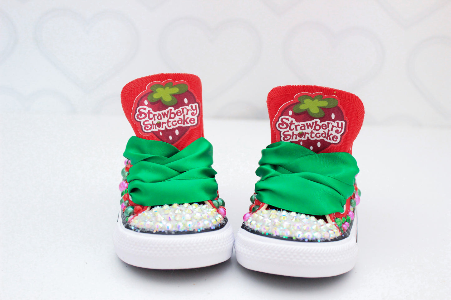 Strawberry Shortcake shoes- Strawberry shortcake bling Converse-Girls Strawberry shortcake Shoes-Strawberry shortcake Converse