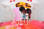 Load image into Gallery viewer, Bino and Fino tutu set- Bino and Fino outfit- Bino and Fino dress-Bino and Fino birthday
