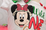 Load image into Gallery viewer, Mouse safari Tutu set- mouse safari  outfit- mouse safari birthday outfit-Minnie Safari

