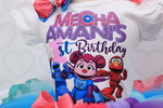 Load image into Gallery viewer, Mecha Builders tutu set-Sesame tutu set- mecha builders outfit-mechas builders birthday outfit
