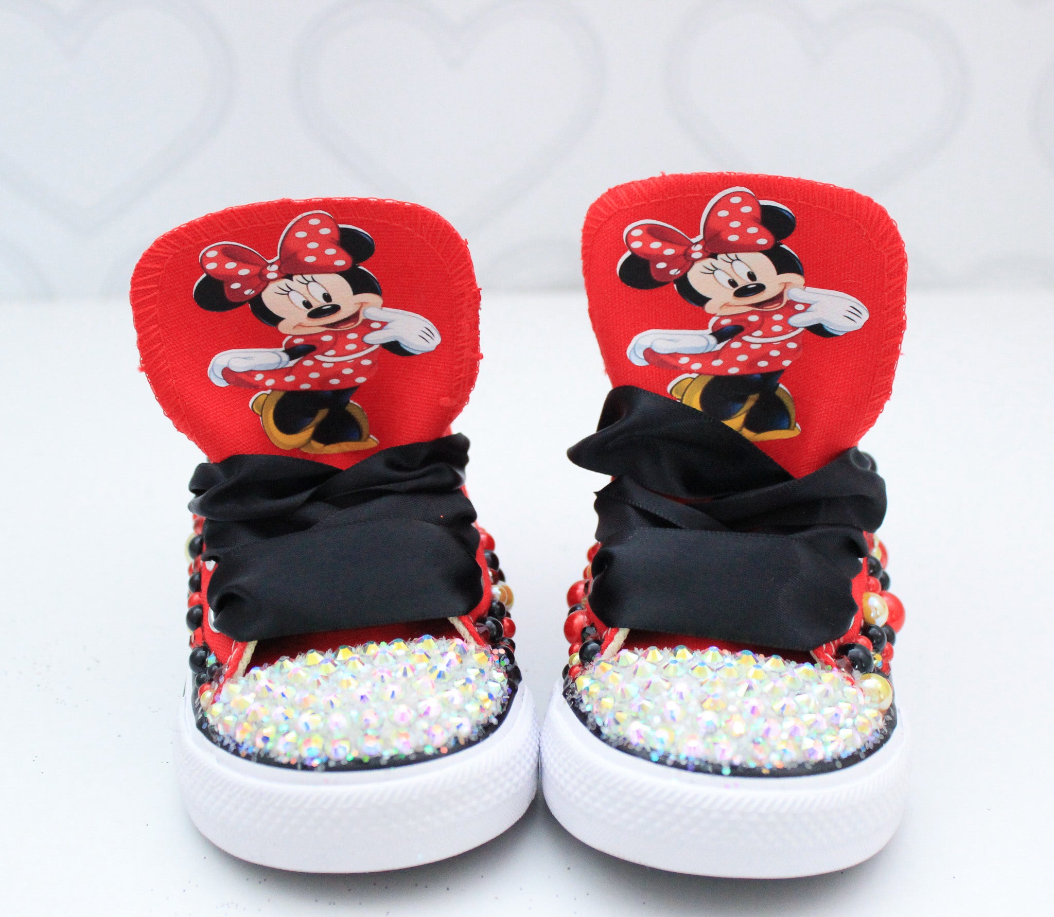 Minnie Mouse Bling discount Custom Converse