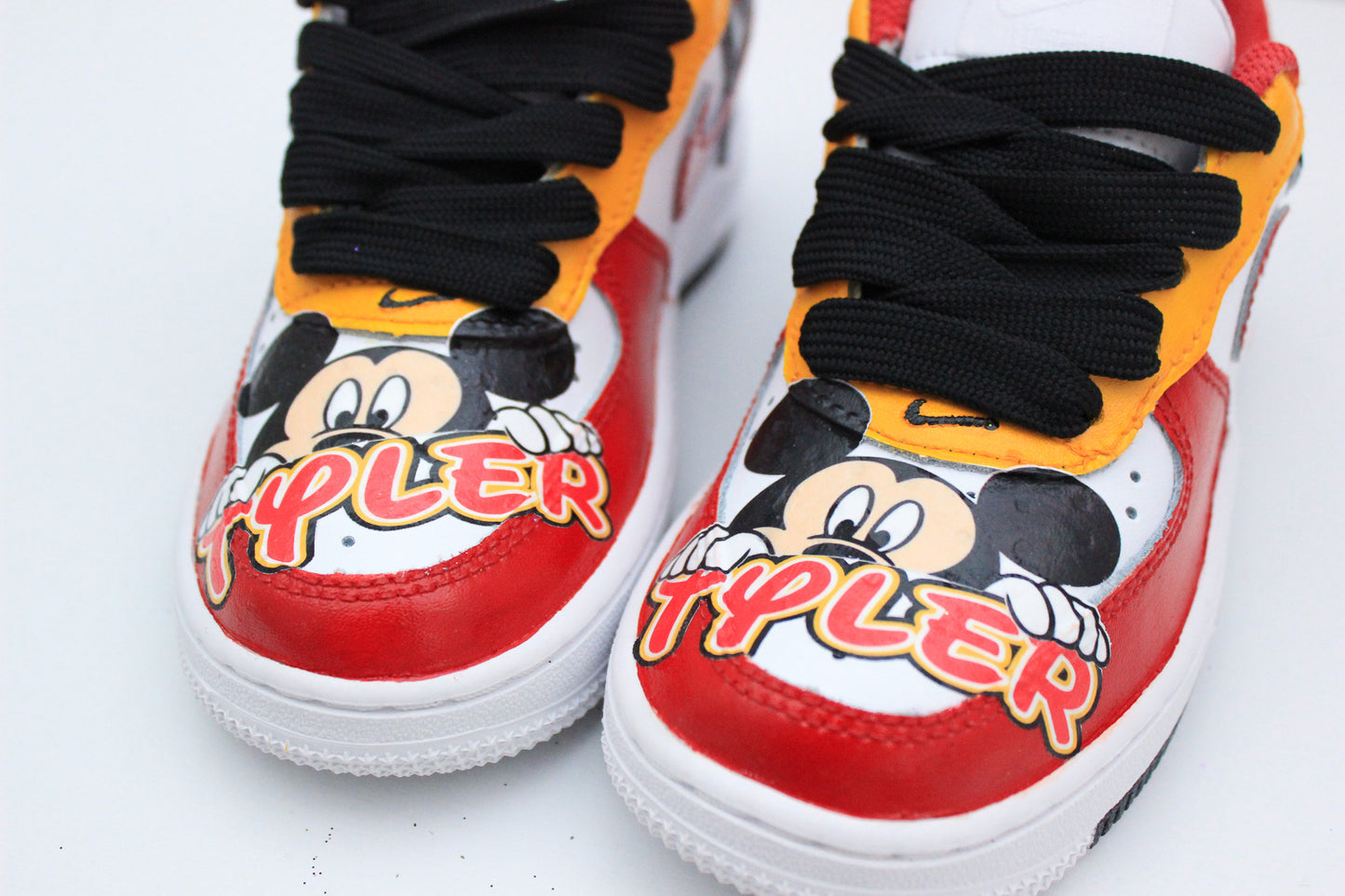 Mickey Mouse shoes-Mickey Mouse air force 1's -Boys af1's Shoes-Custom air force 1's- Toddler air force 1's