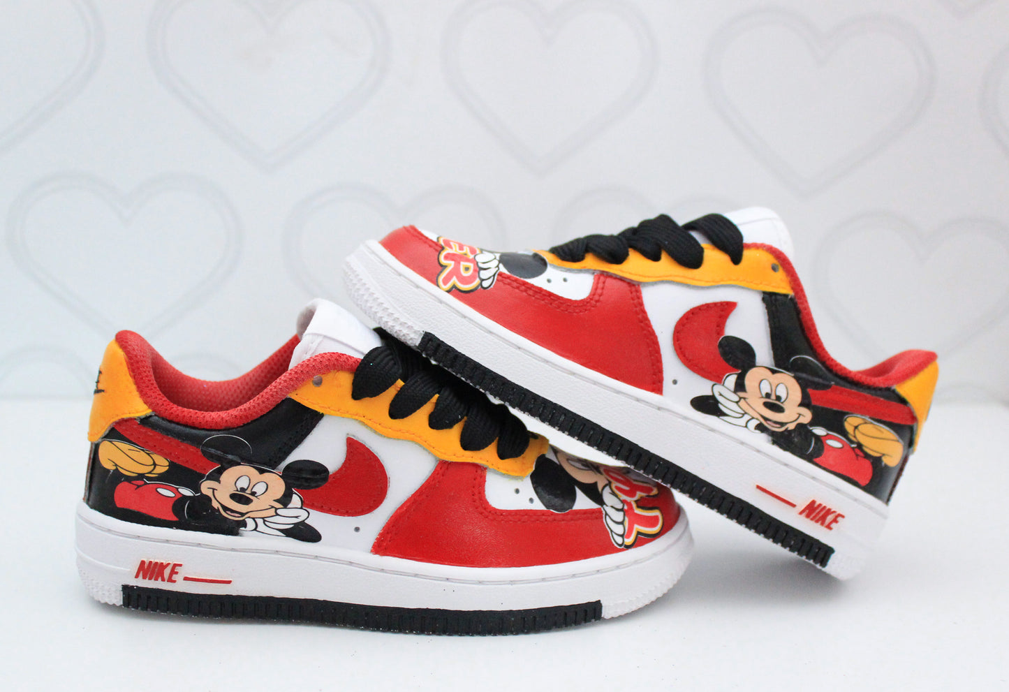 Mickey Mouse shoes-Mickey Mouse air force 1's -Boys af1's Shoes-Custom air force 1's- Toddler air force 1's