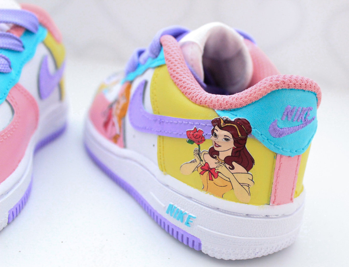 Princess shoes-Princess air force 1's -Girls af1's Shoes-Custom air force 1's- Toddler air force 1's