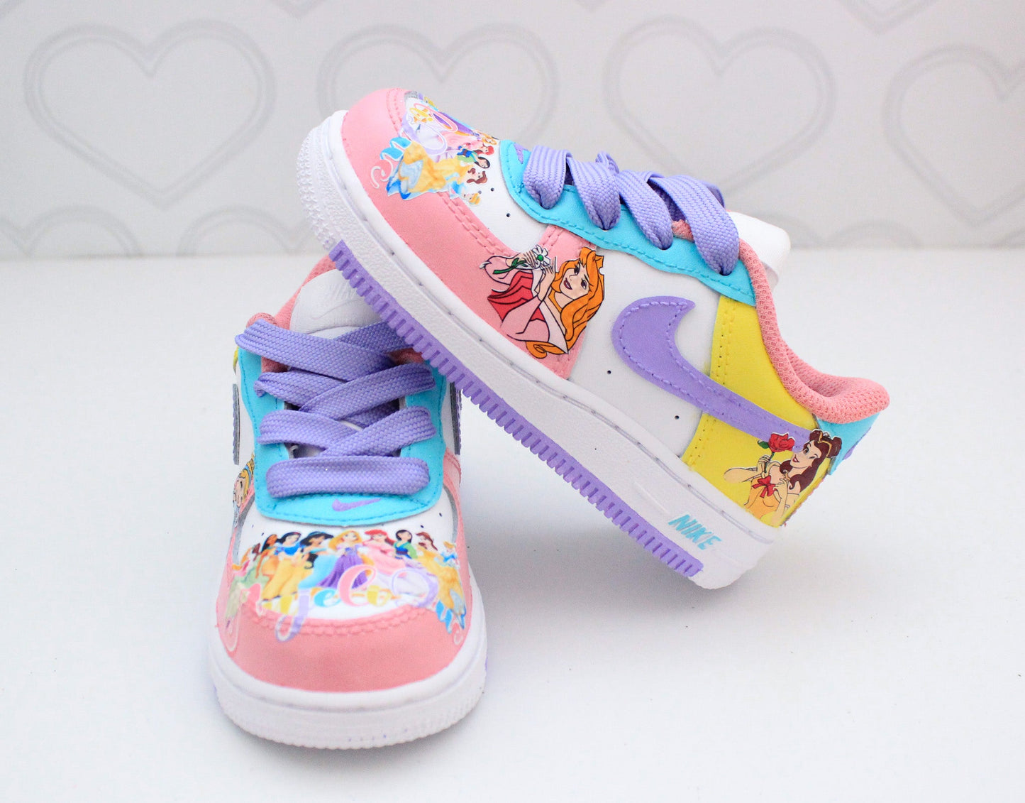 Princess shoes-Princess air force 1's -Girls af1's Shoes-Custom air force 1's- Toddler air force 1's