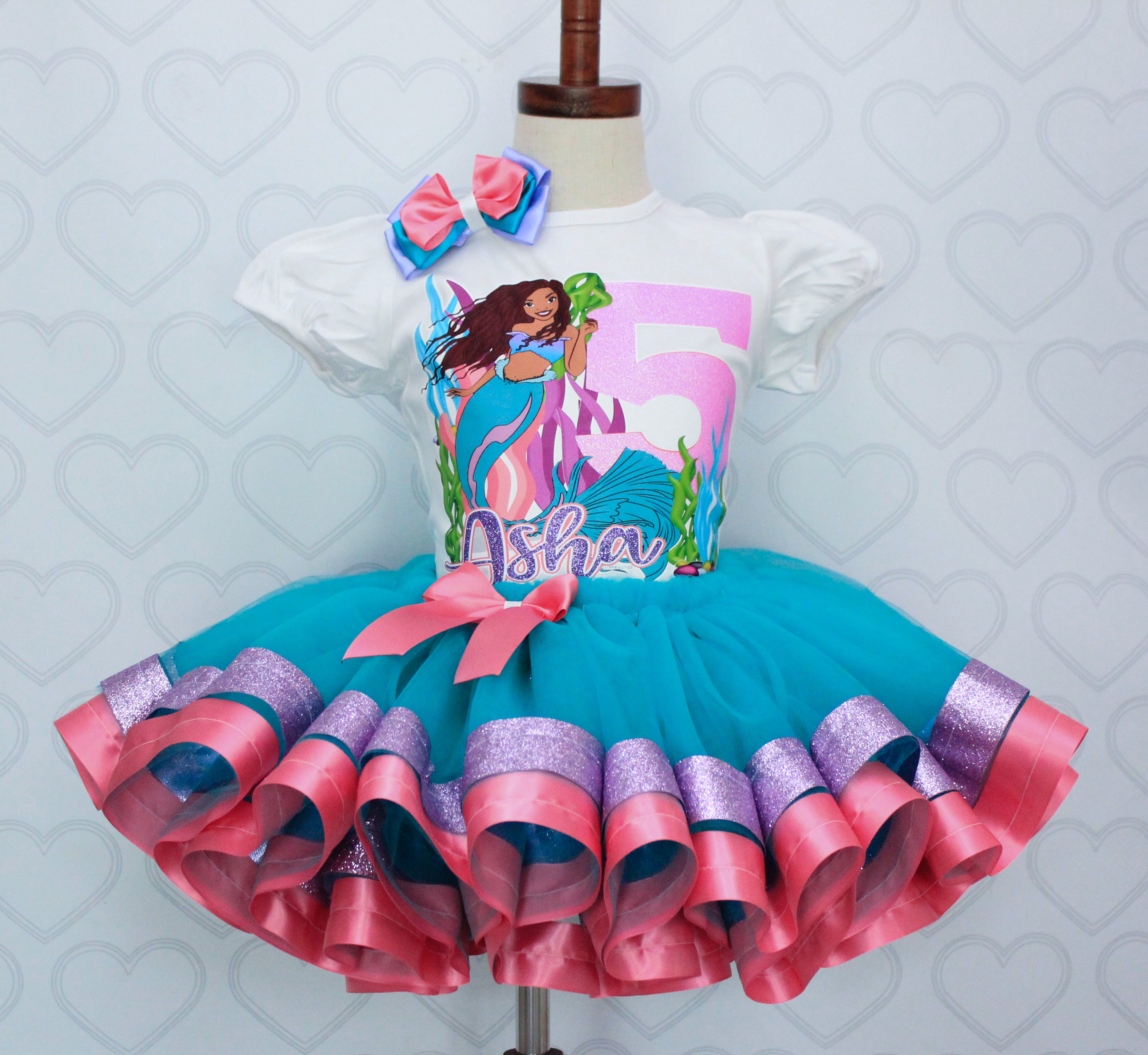 Discount Lil mermaid tutu set