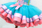 Load image into Gallery viewer, The little Mermaid Tutu set-The little Mermaid outfit-The little Mermaid dress- Live action little mermaid outfit
