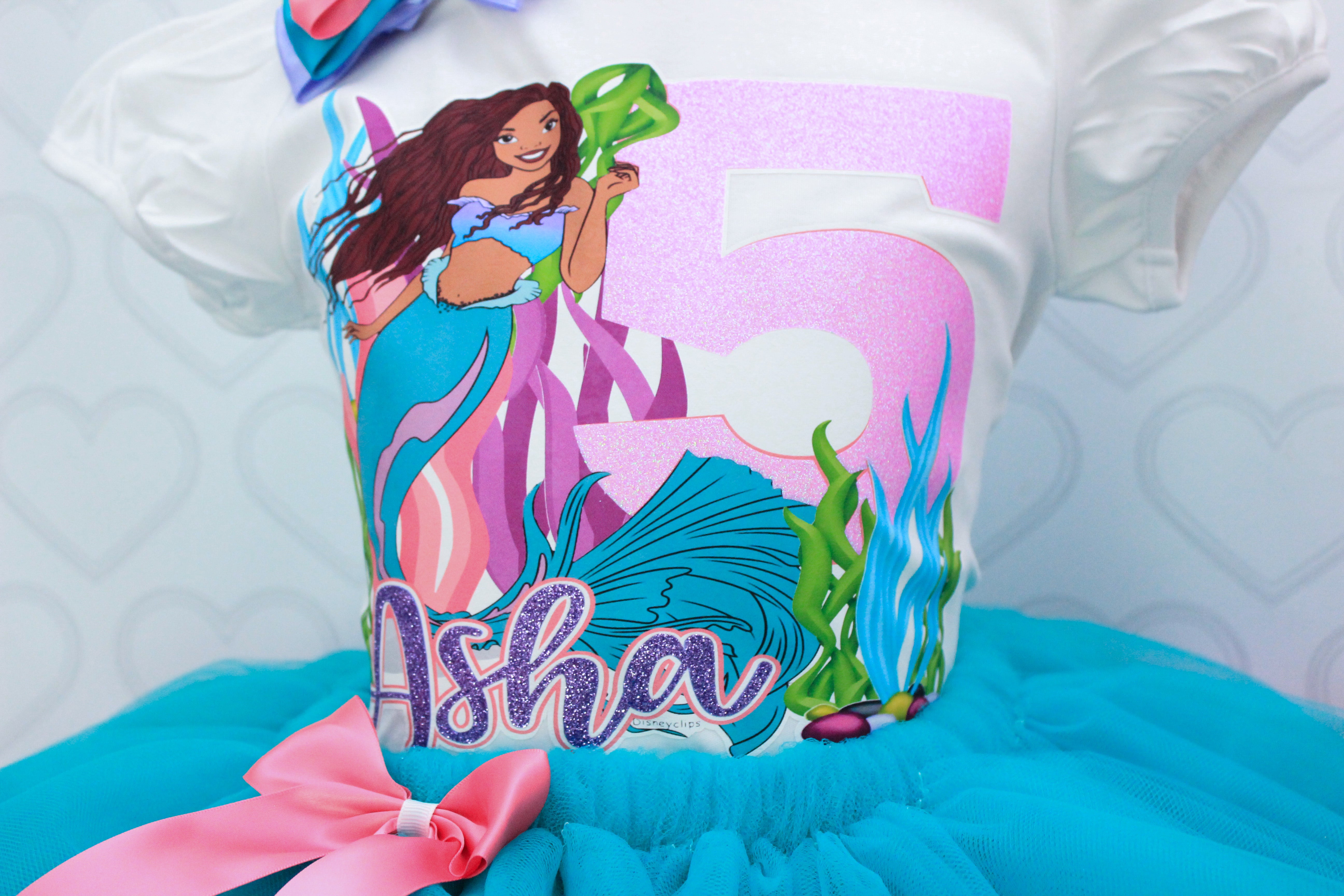 Lil mermaid tutú hotsell set