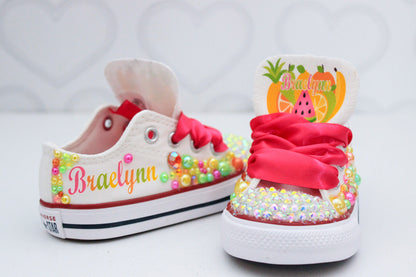Twoty Fruity shoes- Twoty Fruity bling Converse-Girls Twoty Fruity Shoes-Twoty Fruity shoes