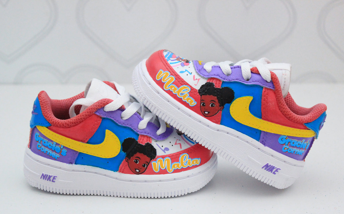 Gracie's Corner shoes-Gracie's Corner air force 1's -Girls af1's Shoes-Custom air force 1's- Toddler air force 1's