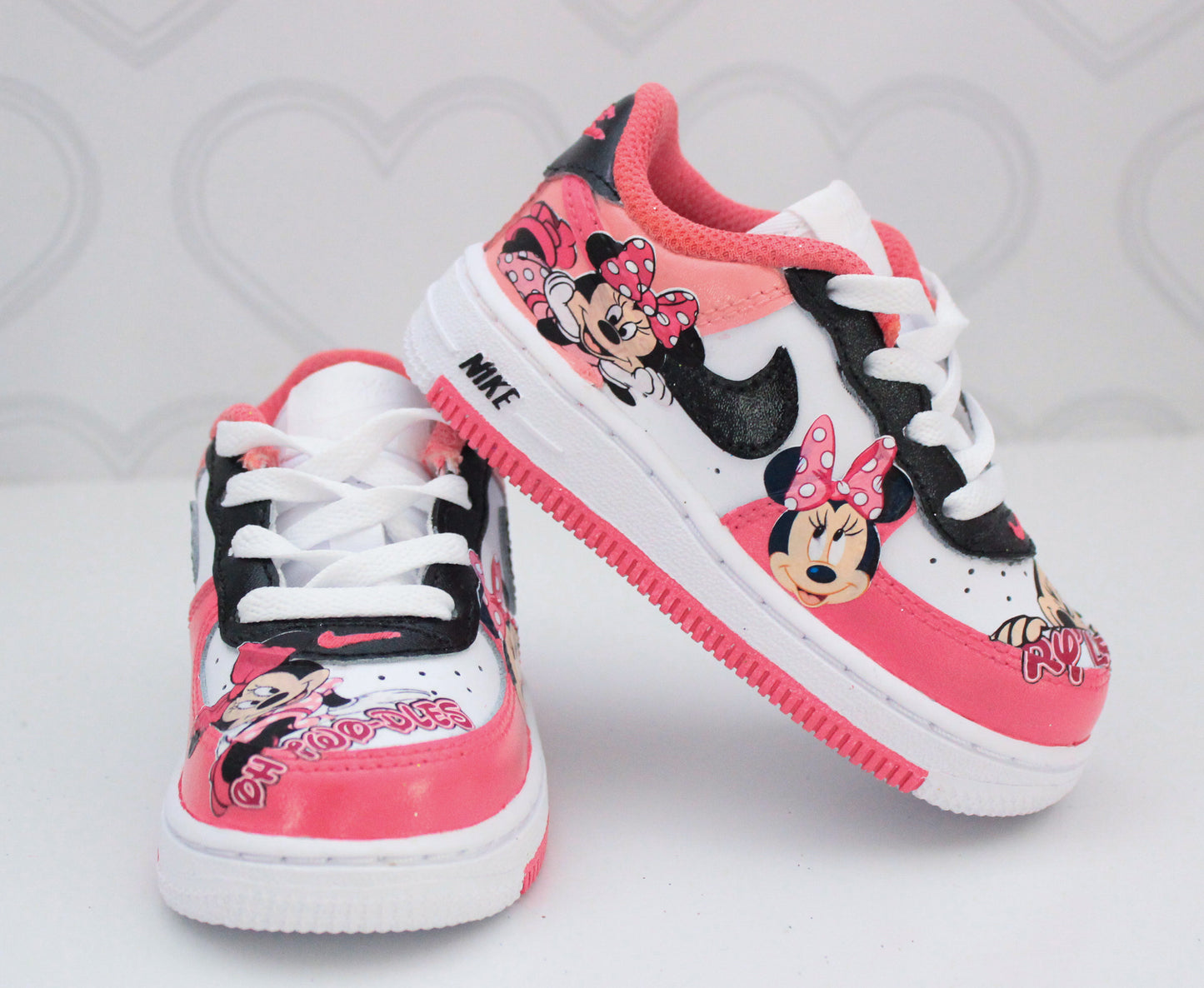 Minnie Mouse shoes-Minnie mouse air force 1's -Girls af1's Shoes-Custom air force 1's- Toddler air force 1's
