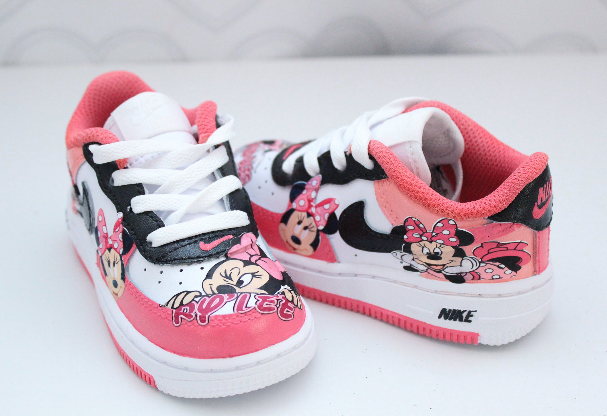 Girls Af1's Shoes-Custom Air Force 1's - Main Image