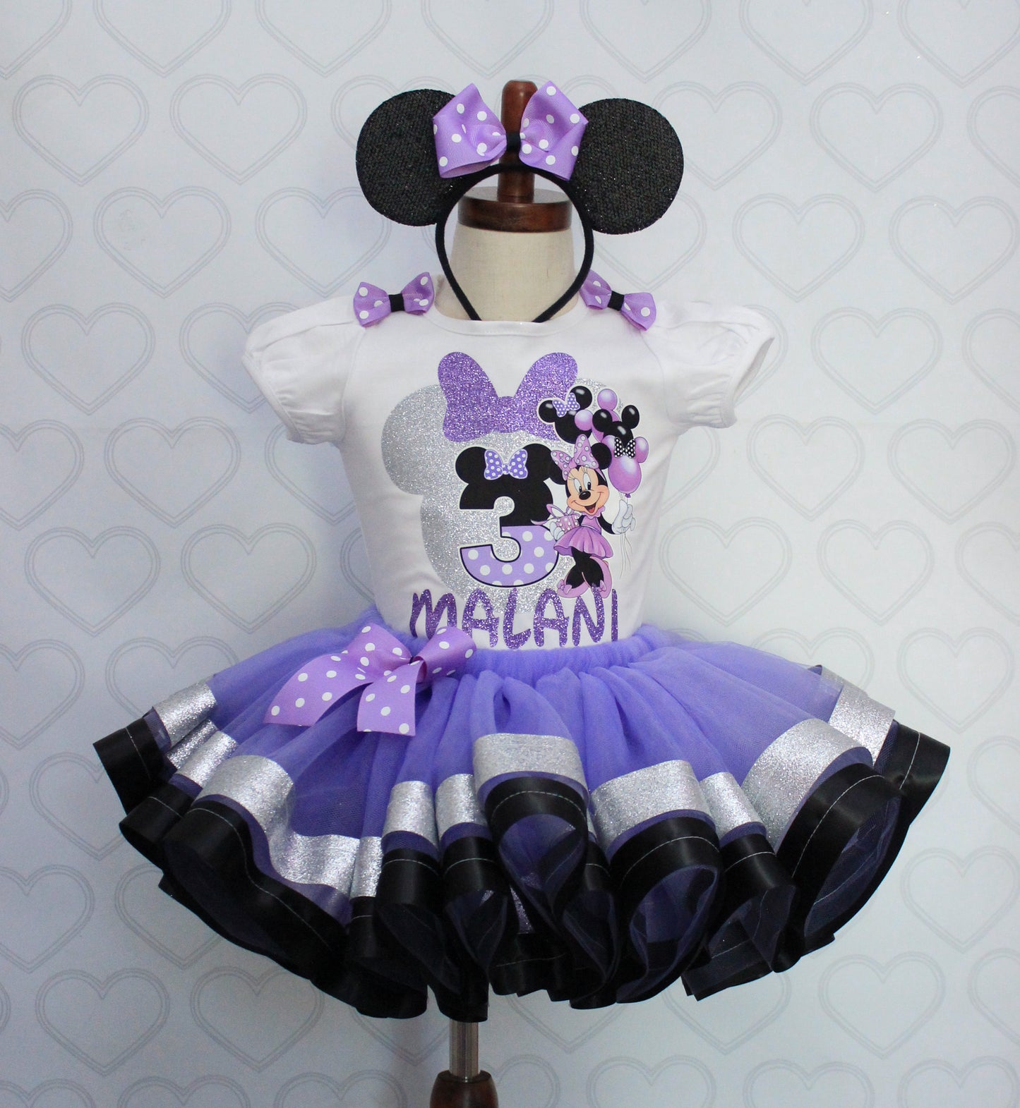 Mouse tutu set- Mouse outfit-Mouse birthday outfit-Minnie mouse tutu set-Minnie mouse tutu set