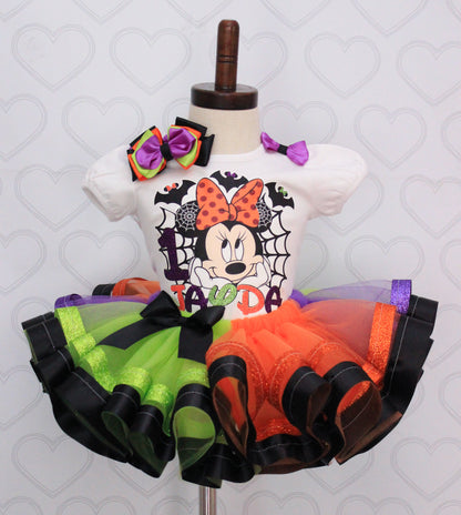 Mouse Tutu set- mouse outfit- mouse birthday outfit- minnie mouse tutu-Halloween minnie mouse tutu set