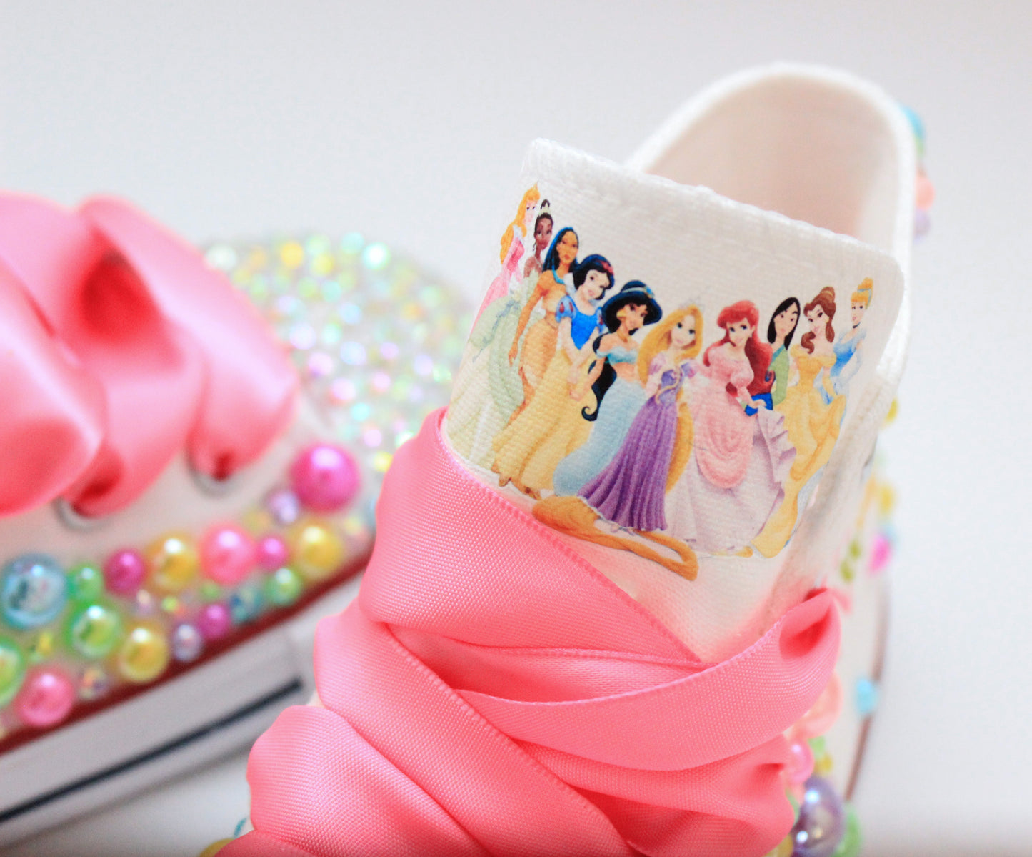 Princess shoes- Princess bling Converse-Girls Princess Shoes-Princess Converse