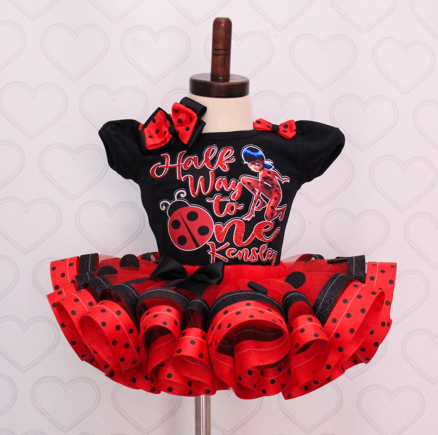 Miraculous Ladybug tutu set-Miraculous ladybug outfit-Miraculous ladybug dress