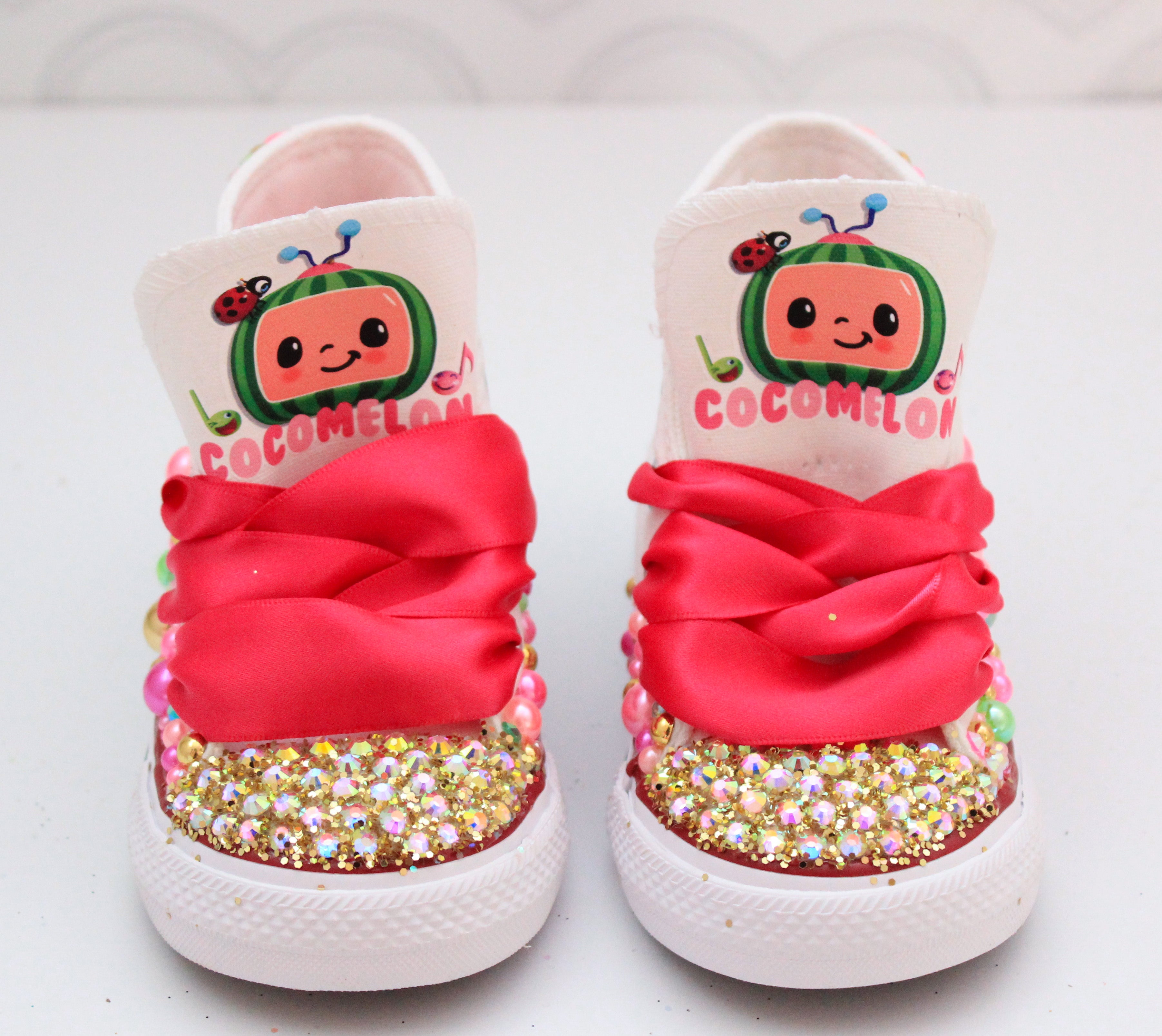 Custom Cocomelon cheapest themed converse 3c