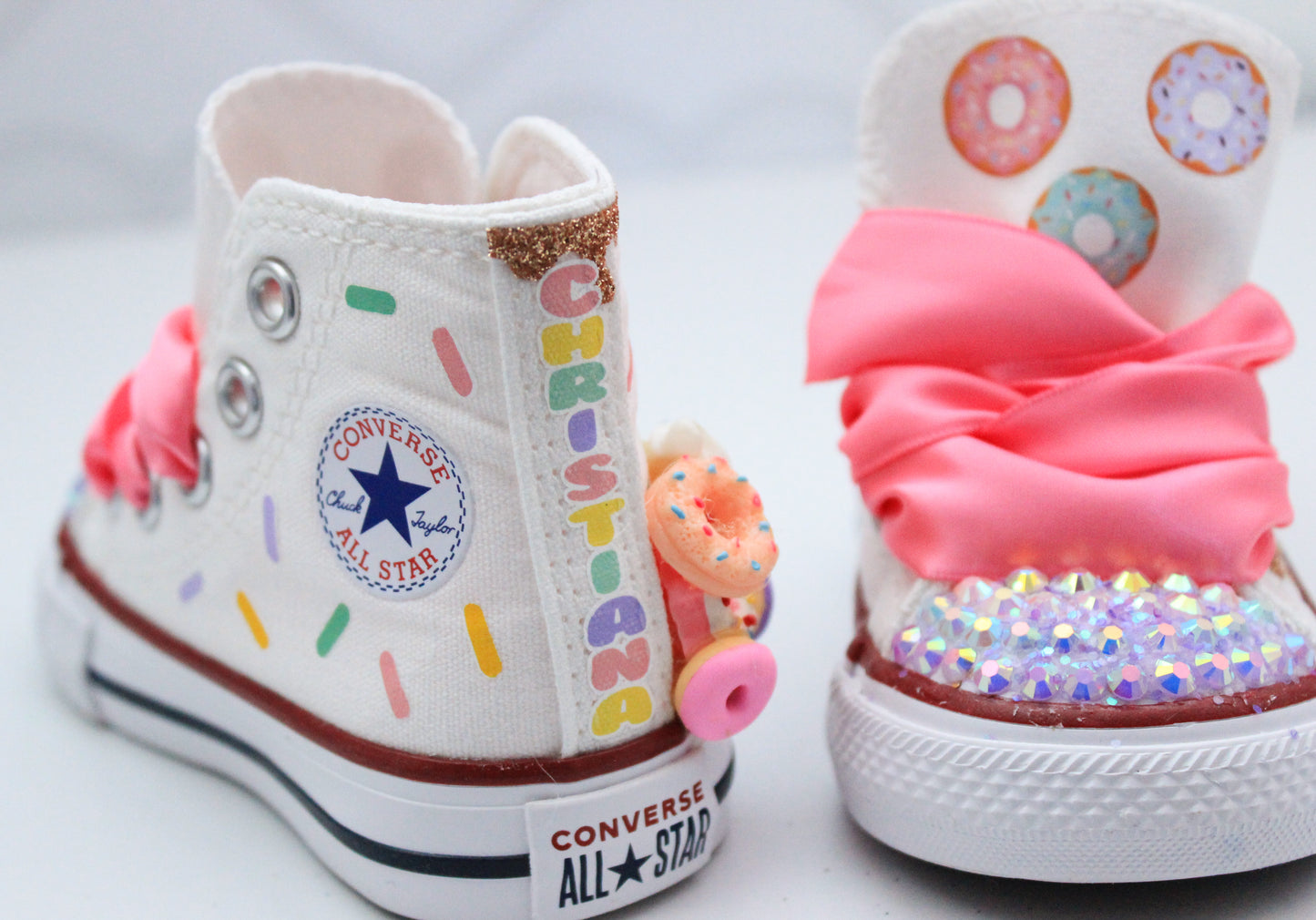 Donut shoes- Donut bling Converse-Donut converse-sweet one converse