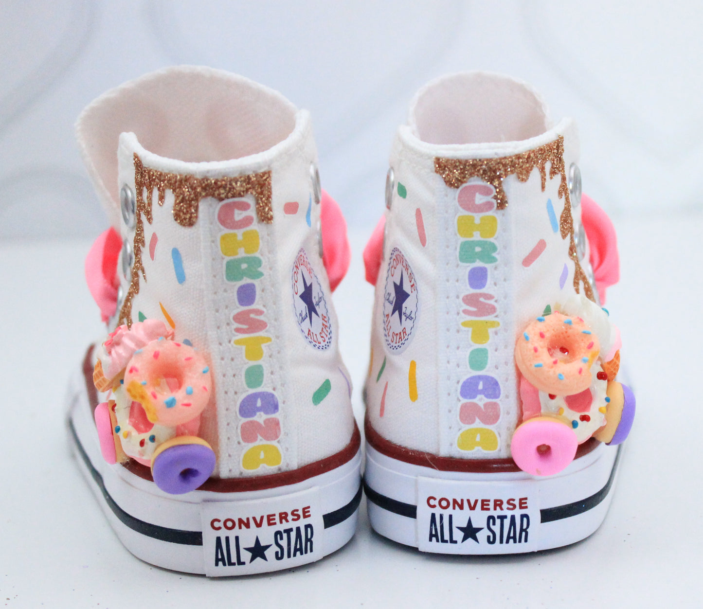 Donut shoes- Donut bling Converse-Donut converse-sweet one converse