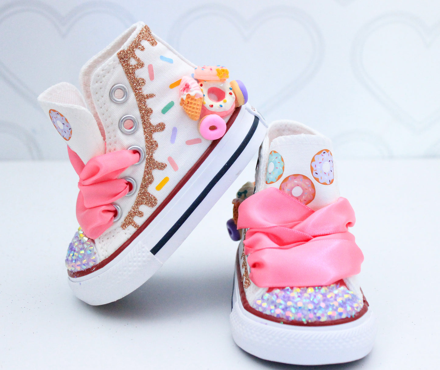 Donut shoes- Donut bling Converse-Donut converse-sweet one converse