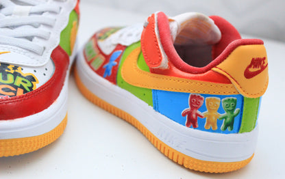 Sour Patch shoes-Sour Patch air force 1's -Girls af1's Shoes-Custom air force 1's- Toddler air force 1's