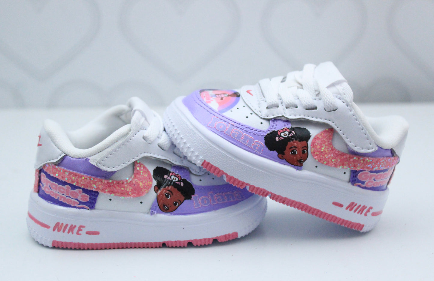 Minnie Mouse shoes-Minnie mouse air force 1's -Girls af1's Shoes-Custom air force 1's- Toddler air force 1's