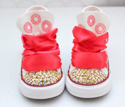 Donut shoes- Donut bling Converse-Donut converse-sweet one converse