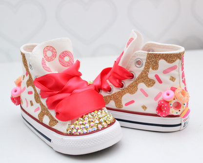 Donut shoes- Donut bling Converse-Donut converse-sweet one converse