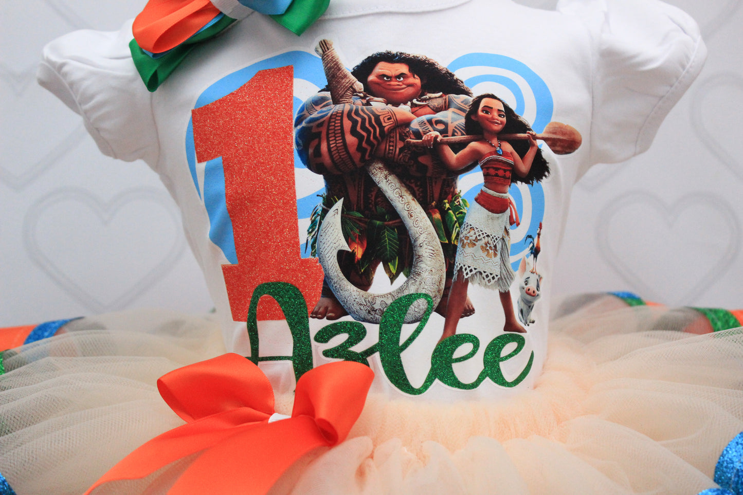 Moana tutu set-Moana outfit-Moana dress-Moana Birthday outfit