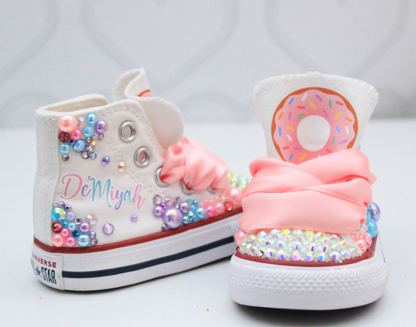 Donut shoes- Donut bling Converse-Donut Shoes