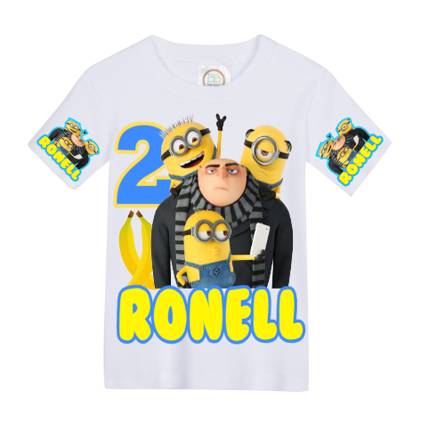 Minion Overalls- Minion Birthday Overalls- Minion Birthday outfit-Desp ...