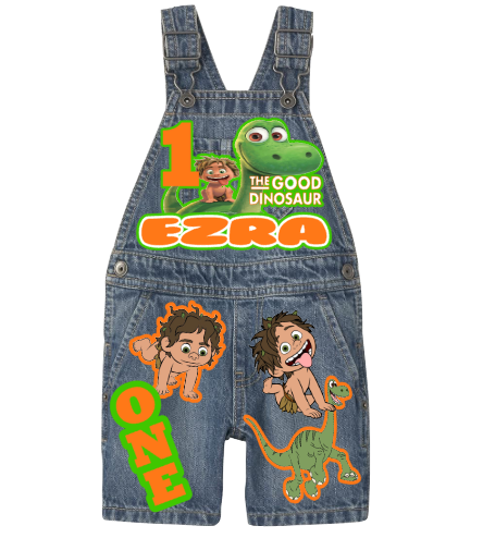 The Good Dinosaur Overalls-The Good Dinosaur Birthday Overalls-The Good Dinosaur Birthday outfit