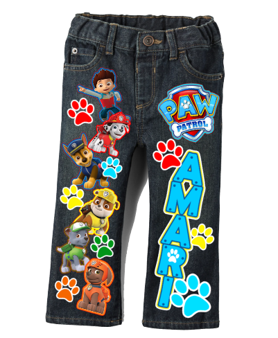 Paw Patrol boys outfit - Paw Patrol Denim Set-Boys Paw Patrol denim set- Paw Patrol Birthday outfit