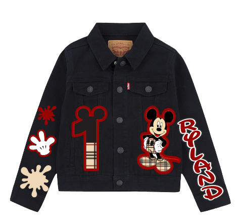 Mickey mouse boys outfit - Mickey mouse Denim Set-Boys Mickey mouse denim set- Mickey mouse Birthday outfit