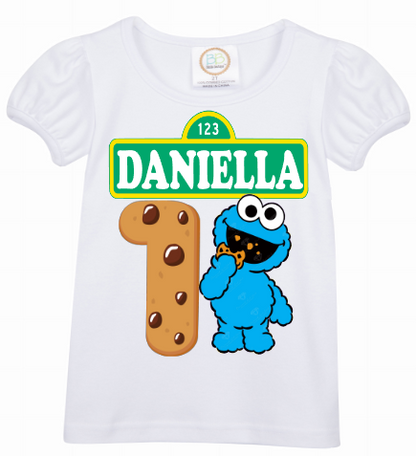 Cookie Monster Overalls-Cookie Monster Birthday Overalls-Cookie Monster Birthday outfit