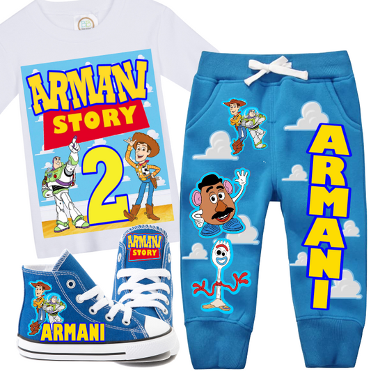 Toy story boys outfit - Toy story Jogger Set-Boys Toy story boys Jogger set- toy story Birthday outfit