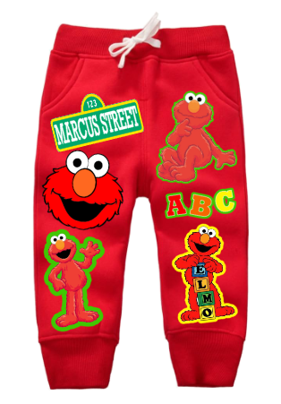 Elmo boys outfit - Elmo Jogger Set- Elmo Birthday outfit